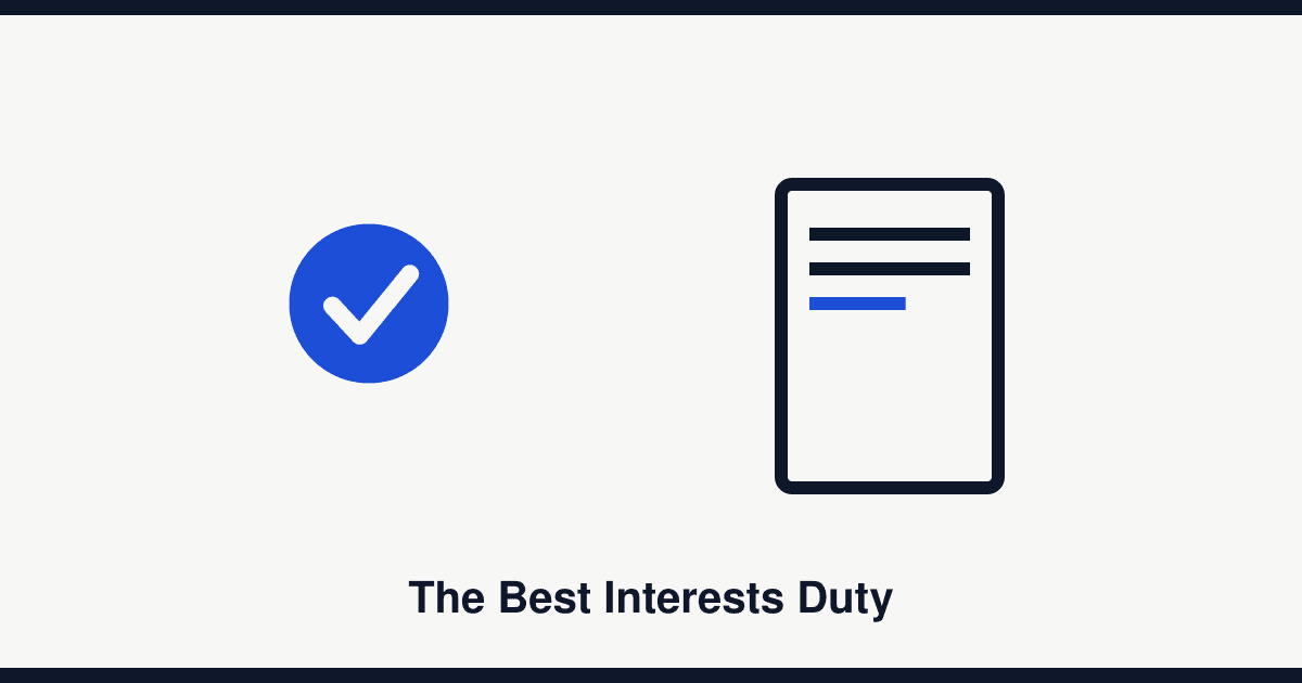 The Best Interests Duty: what it obliges a mortgage broker to do